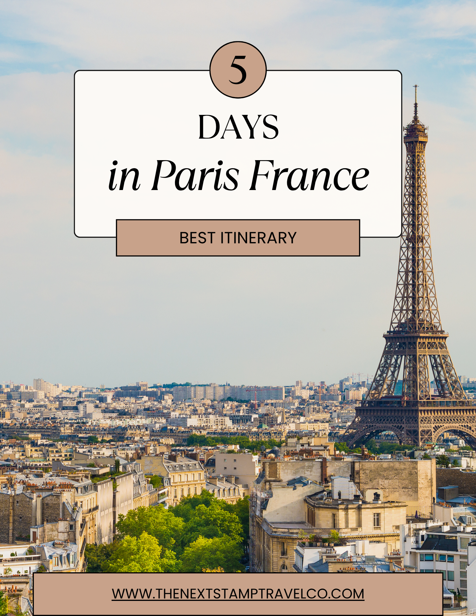 Eiffel tower in Paris France