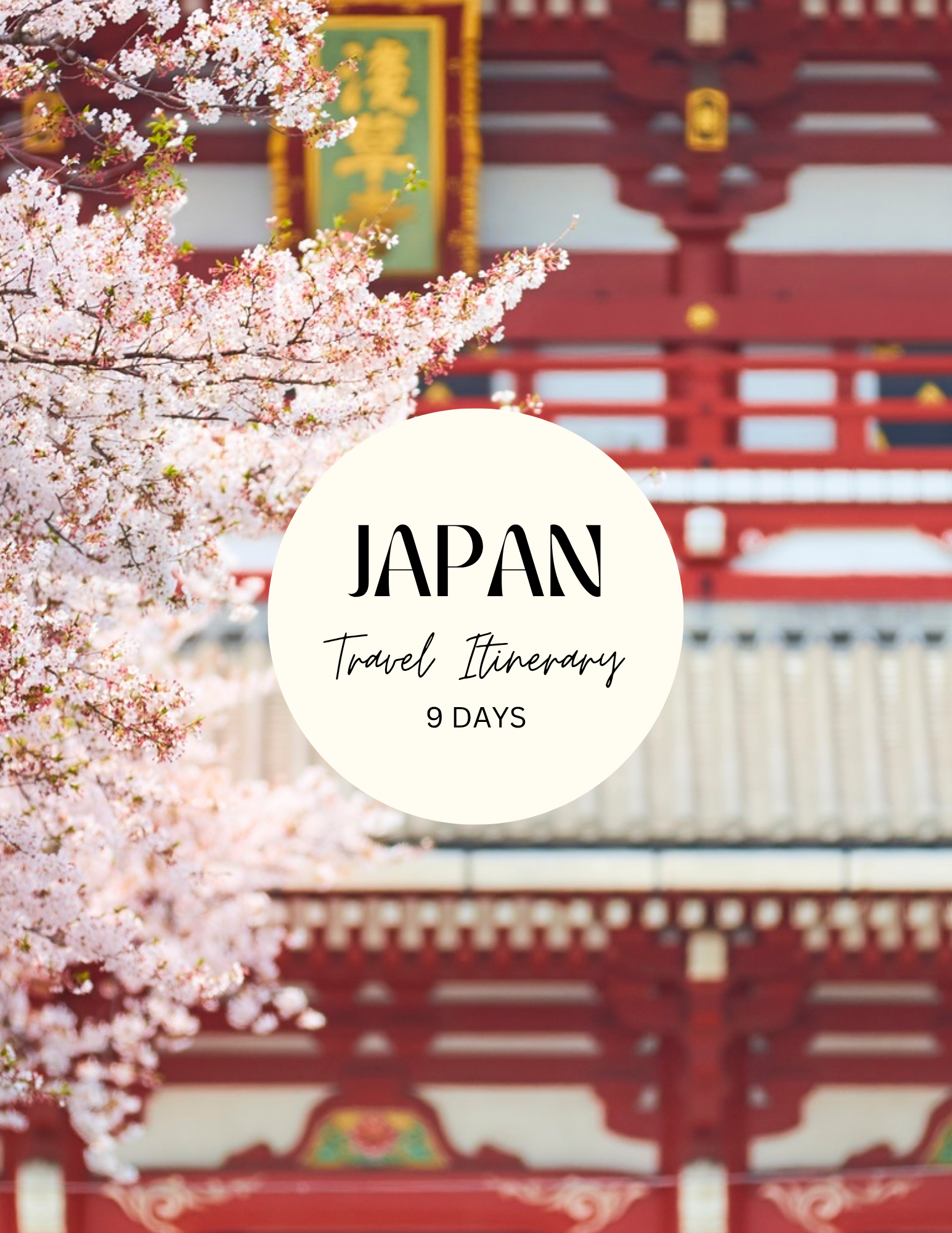9-Day Japan Travel Itinerary