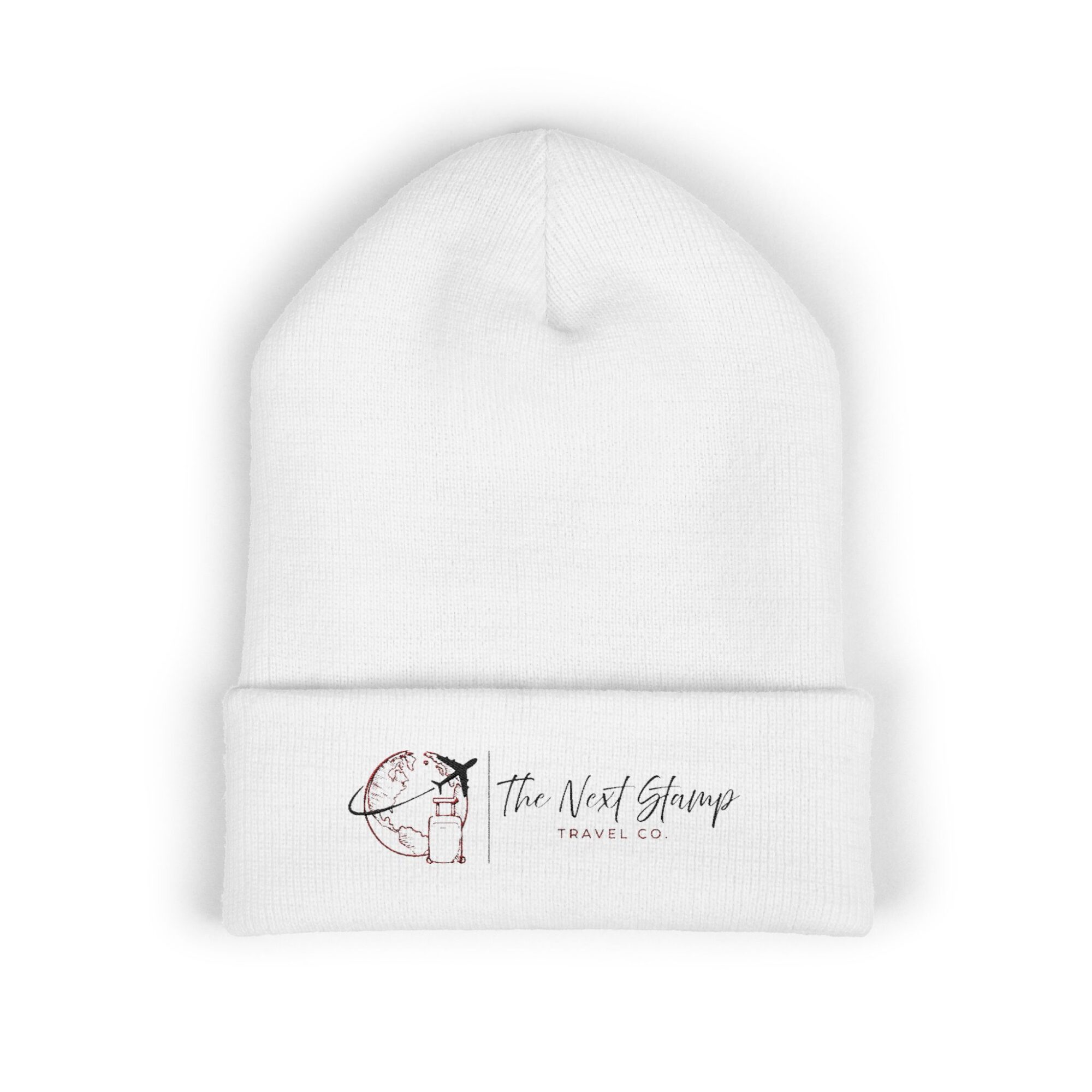 Embroidered 'The Wild Gypsy' Cuffed Beanie - Cozy Travel & Adventure Knit Cap