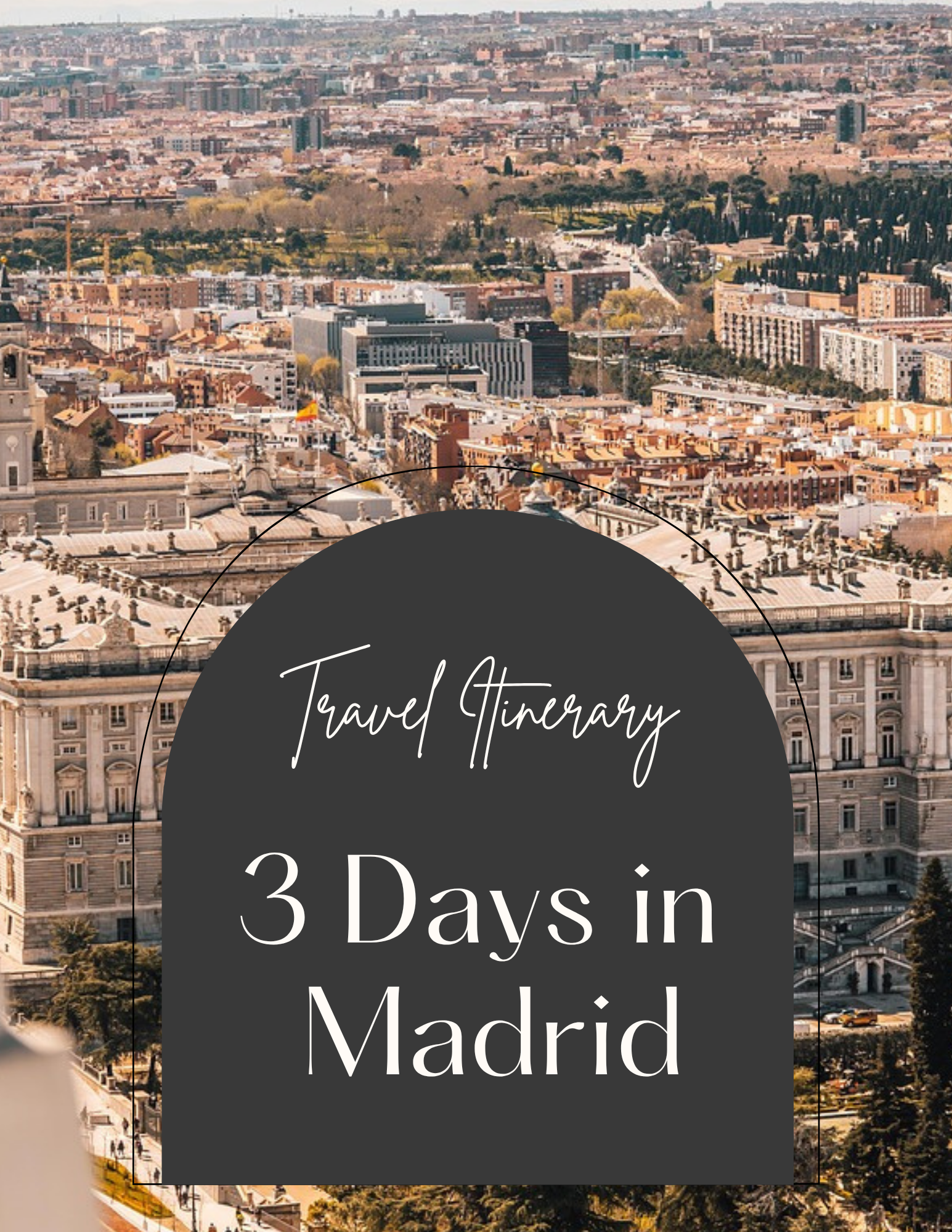 Cover for Itinerary for Madrid Spain