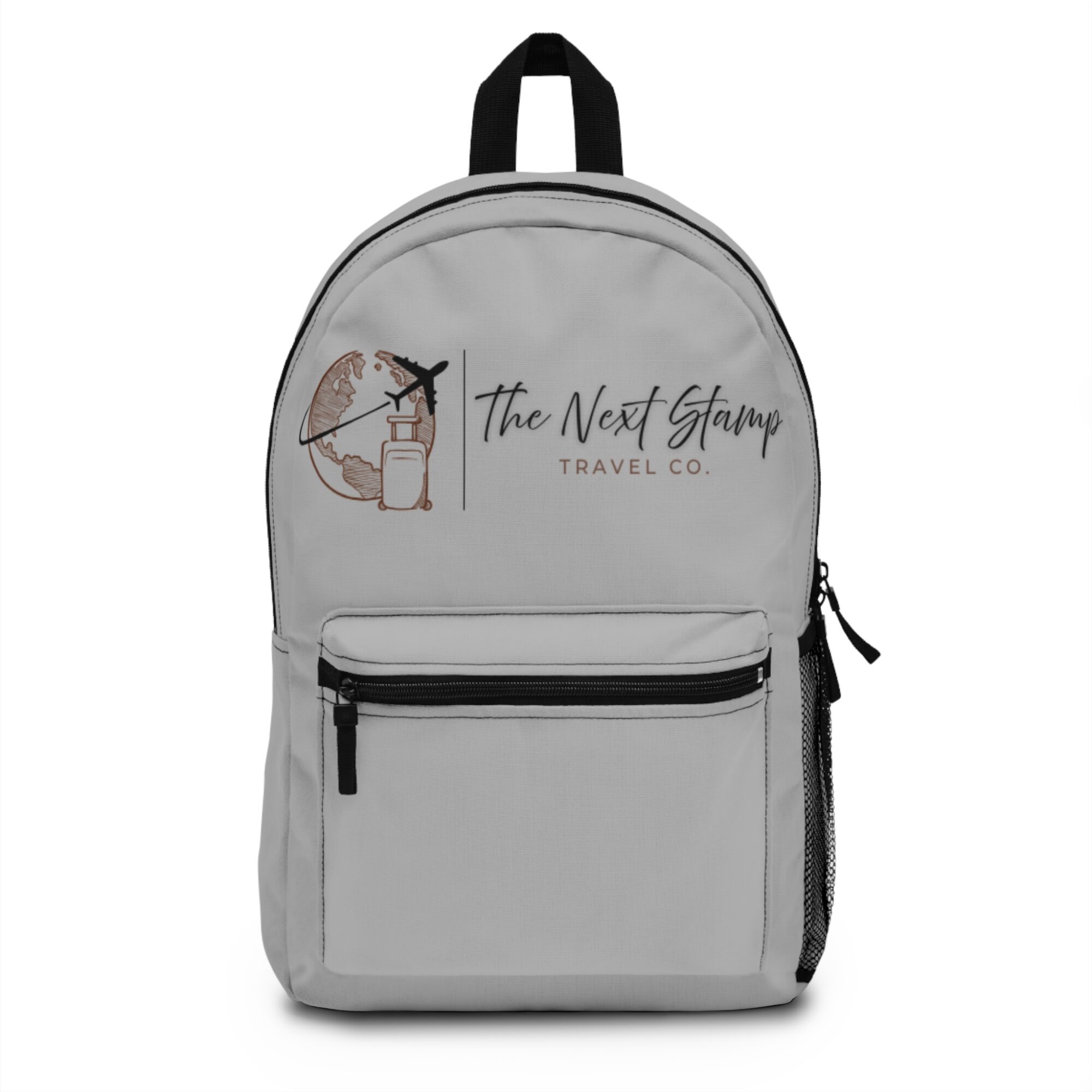 Travel Backpack — "The Next Stop Travel Co." Logo Packable Daypack