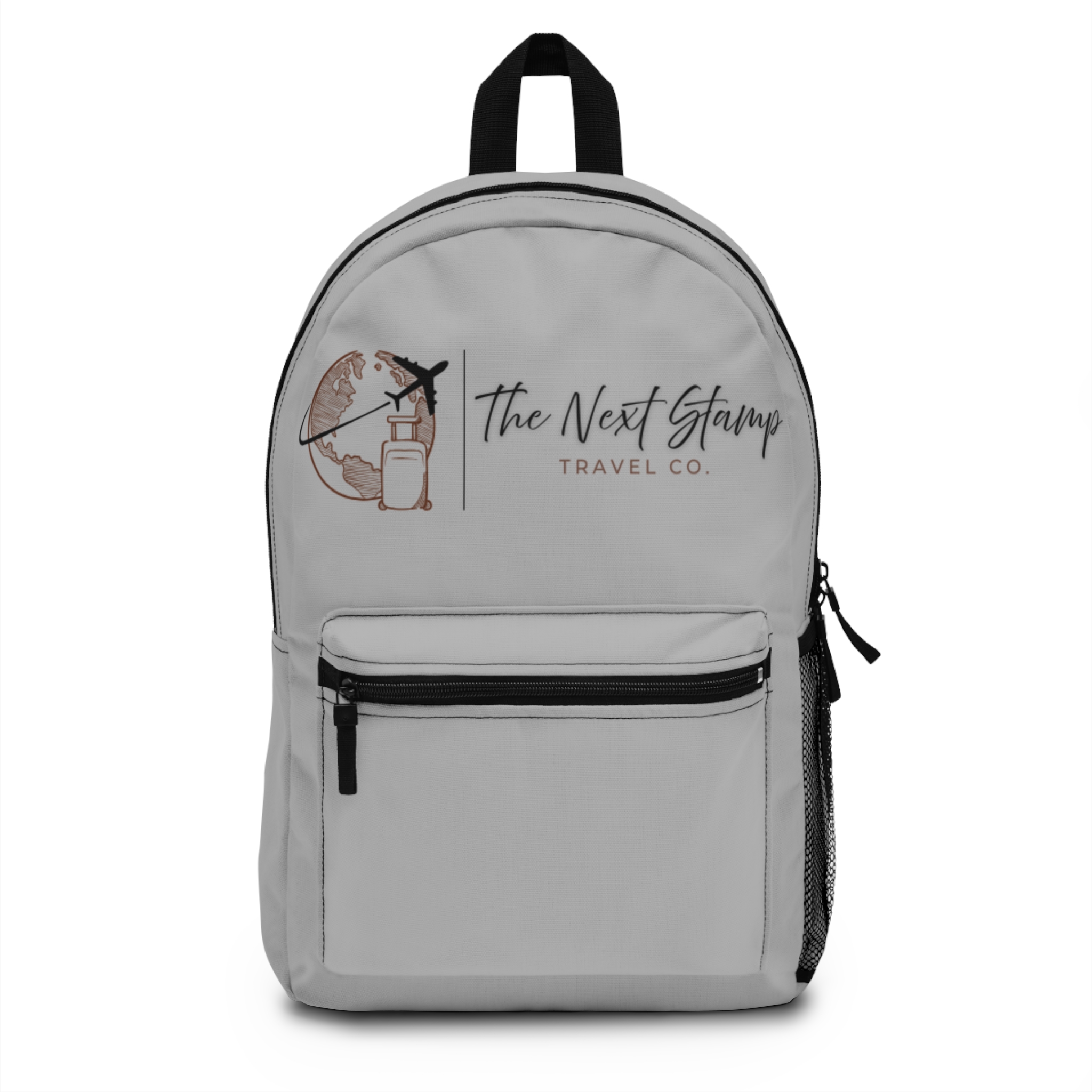 Travel Backpack — "The Next Stop Travel Co." Logo Packable Daypack