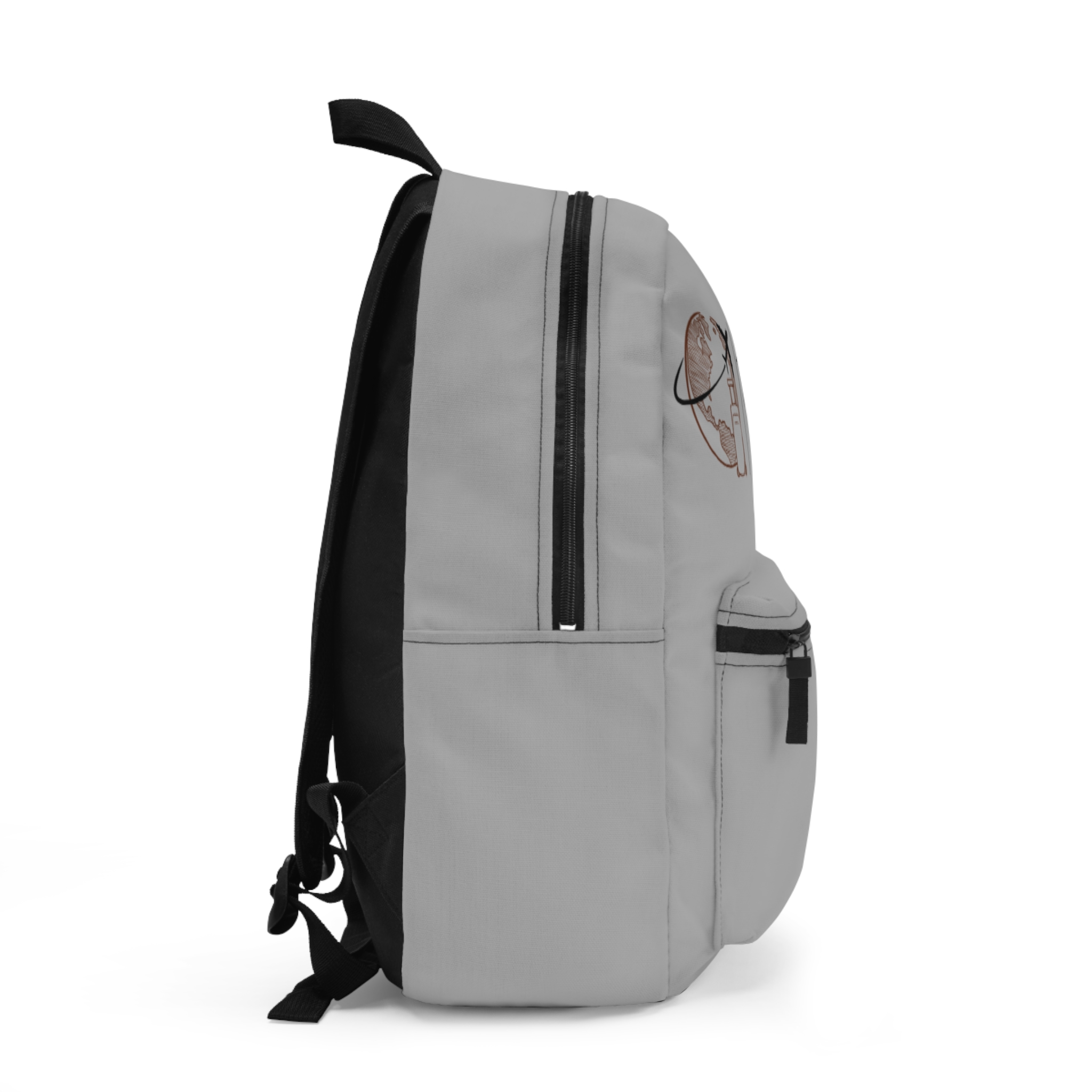 Travel Backpack — "The Next Stop Travel Co." Logo Packable Daypack - Image 2